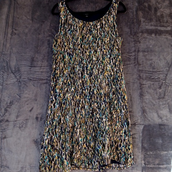 Perceptions New York Dress Womens Large Sleeveless Textured Lined Boho Casual - Picture 1 of 7